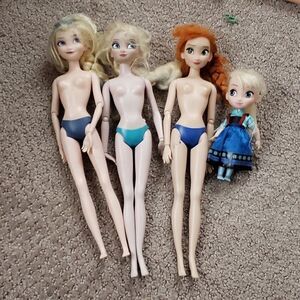 DISNEY Store Frozen Doll Lot